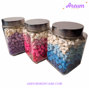 Frasco con Estrellas de Origami para Regalo